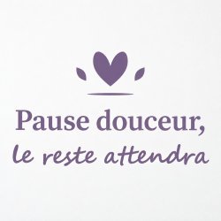 Sticker mural Pause douceur | Fun-Stickers