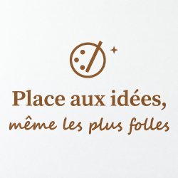 Wall sticker Place aux idées | Fun-Stickers