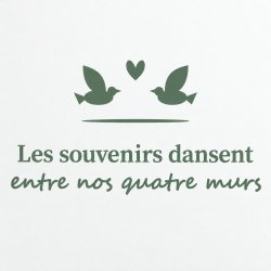 Sticker mural Les souvenirs dansent | Fun-Stickers
