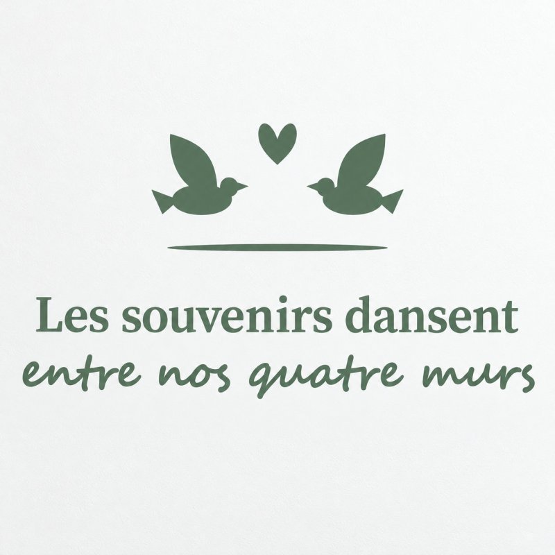 Sticker mural Les souvenirs dansent | Fun-Stickers