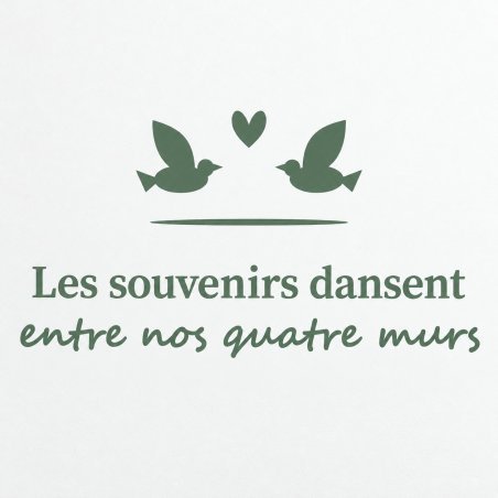 Wall sticker Les souvenirs dansent | Fun-Stickers