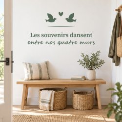 Sticker mural Les souvenirs dansent | Fun-Stickers