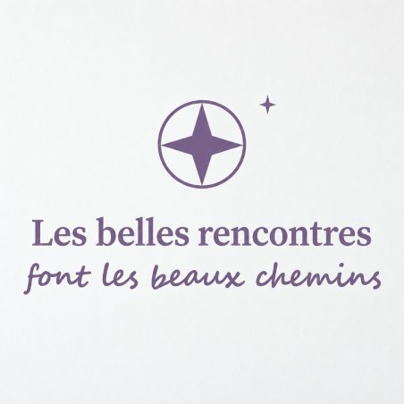 Sticker mural Les belles rencontres | Fun-Stickers