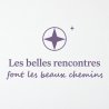 Sticker mural Les belles rencontres | Fun-Stickers