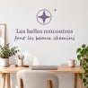 Sticker mural Les belles rencontres | Fun-Stickers