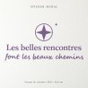 Sticker mural Les belles rencontres | Fun-Stickers