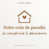 Wall sticker Notre coin de paradis | Fun-Stickers