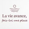 Wall sticker La vie avance | Fun-Stickers