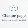 Wall sticker Chaque page est un nouveau départ | Fun-Stickers