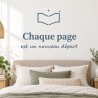 Sticker mural Chaque page est un nouveau départ | Fun-Stickers