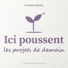 Sticker mural Ici poussent les projets de demain | Fun-Stickers