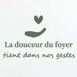 Wall sticker La douceur du foyer | Fun-Stickers