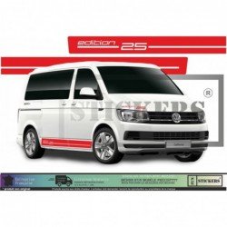 VW Transporter T5 T6 kit bandes Edition 25 autocollant Fun Stickers
