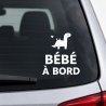 Sticker bébé à bord Mini dinosaure | Fun-Stickers