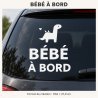 Sticker bébé à bord Mini dinosaure | Fun-Stickers