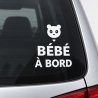 Sticker bébé à bord Panda en balade | Fun-Stickers