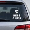 Baby on board car sticker Panda en balade | Fun-Stickers