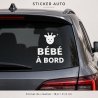Baby on board car sticker Girafe curieuse | Fun-Stickers