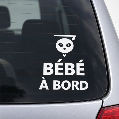 Sticker bébé à bord Paresseux tranquille | Fun-Stickers