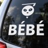 Sticker bébé à bord Paresseux tranquille | Fun-Stickers