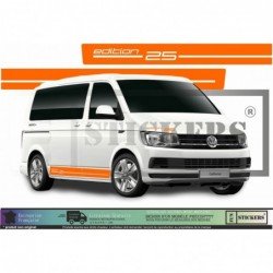 VW Transporter T5 T6 kit bandes Edition 25 autocollant Fun Stickers