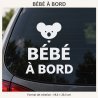 Sticker bébé à bord Koala tout doux | Fun-Stickers