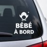 Baby on board car sticker Petit pingouin | Fun-Stickers