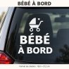 Sticker bébé à bord Première poussette | Fun-Stickers