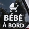 Sticker bébé à bord Première poussette | Fun-Stickers