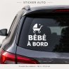 Sticker bébé à bord Première poussette | Fun-Stickers