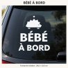 Sticker bébé à bord Hérisson nomade | Fun-Stickers