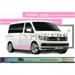 VW Transporter T5 T6 kit bandes Edition 25 autocollant Fun Stickers