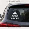 Sticker bébé à bord Hérisson nomade | Fun-Stickers