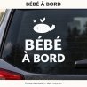 Sticker bébé à bord Baleine des horizons | Fun-Stickers