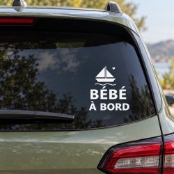 Baby on board car sticker Petit mousse | Fun-Stickers