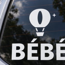 Baby on board car sticker Montgolfière des rêves | Fun-Stickers