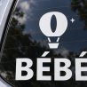 Sticker bébé à bord Montgolfière des rêves | Fun-Stickers