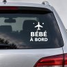 Baby on board car sticker Premier envol | Fun-Stickers