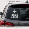 Baby on board car sticker Premier envol | Fun-Stickers