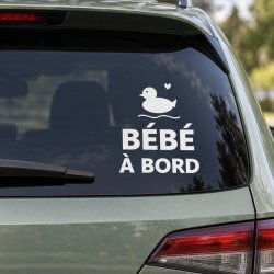 Baby on board car sticker Caneton en escapade | Fun-Stickers