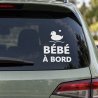 Sticker bébé à bord Caneton en escapade | Fun-Stickers