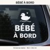 Sticker bébé à bord Caneton en escapade | Fun-Stickers