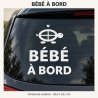 Baby on board car sticker Tortue des chemins | Fun-Stickers