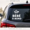 Baby on board car sticker Tortue des chemins | Fun-Stickers