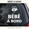 Sticker bébé à bord Petite abeille | Fun-Stickers