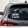 Sticker bébé à bord Notre petite pousse | Fun-Stickers