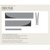 Itineo TB690 stickers: Classic grey panels | Fun-Stickers