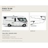 Stickers Itineo TB690 : Filets gris anthracite | Fun-Stickers