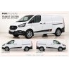 Stickers Transit Custom bas de flanc bicolores | Fun-Stickers