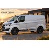 Stickers Transit Custom Hachures et lettrage CUSTOM